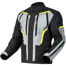 OZONE MOTO Tour III Motorradjacke Herren | Textil | Reissa wasserdichte Membran | Thermolite Innenfutter | Ellbogen und Schulterprotektoren | 8 Belüftungskanäle
