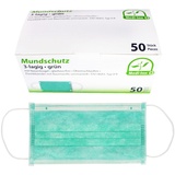Body Prod. Relax GmbH Mundschutz 3-lagig mit Elastikbänd.Typ II R grün