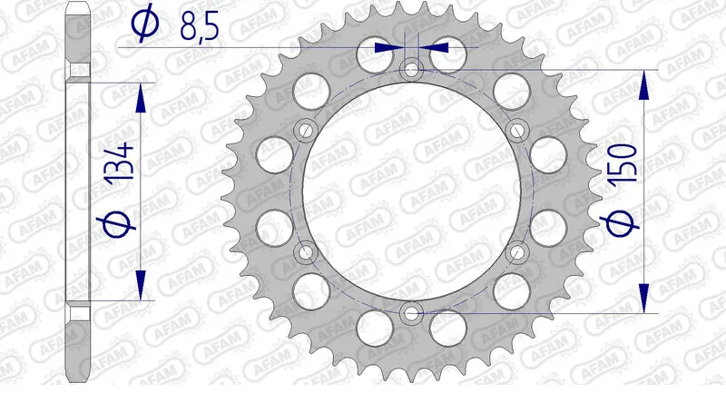 AFAM Krone aus Aluminium 17206520