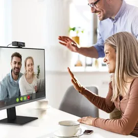j5create USB 4K Ultra HD Webcam Schwarz