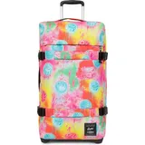 Eastpak Travel-Reisetasche Transit'r L Fluo Clouds (121 Liter) mit Rollen bunt