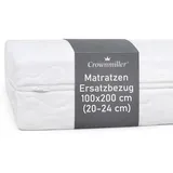 Crownmiller Microfaser Matratzenersatzbezug 100 x 200 cm