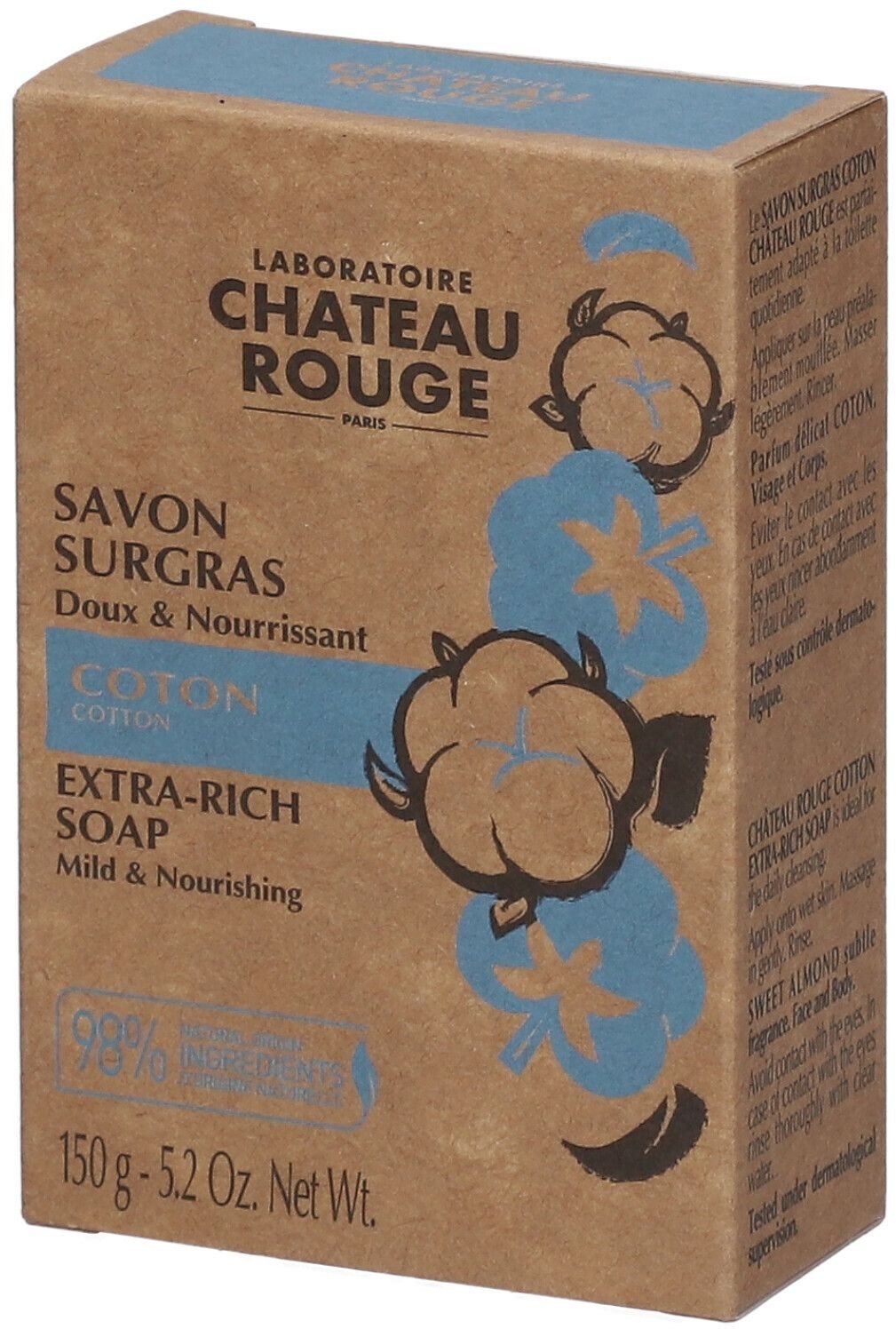 Château Rouge Savon Surgras Coton