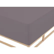 biberna 0077640 Jersey-Elastic-Boxspring 90 x 190 - 100 x 220 cm silbergrau
