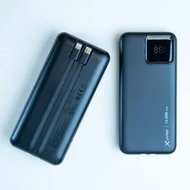 Xlayer Powerbank 10.000 mAh Lithium-Polymer (Li-Polymer) Schwarz