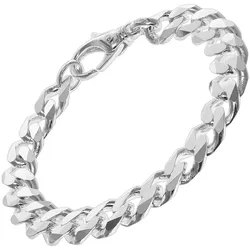 trendor 75139 Herren-Armband Silber 925 Panzer Breite 10,8 mm, 21 cm