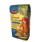 TRS Kichererbsenmehl Gram Flour Besan Reines Mehl gelb Indien 2 KG