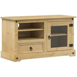 vidaXL TV-Schrank Corona 100x45x58 cm Massivholz Kiefer