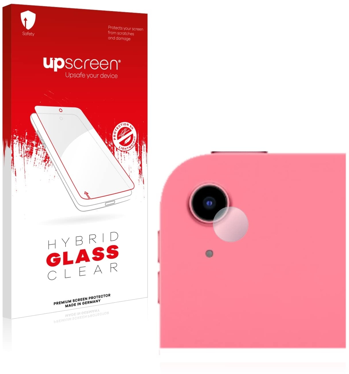 upscreen Panzer Schutz Glas für Apple iPad 10.9" 2022 WiFi (NUR Kameraschutz, 10. Gen.) Panzerfolie Schutzfolie [Kratzfest, Anti-Fingerprint]