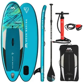Aqua Marina Vibrant Youth Set mit Paddel, Pumpe und Transportrucksack 244 x 71 x 10 cm blau