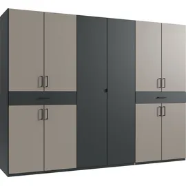 WIMEX Drehtürenschrank Tibet 270 x 208 x 58 cm Grau