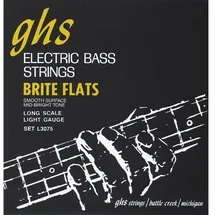 GHS Strings GHS Brite Flats - L3075 - Bass String Set, 4-String, Light, .045-.098