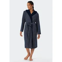 SCHIESSER Bademantel Feather Terry in navy | Gr.: L
