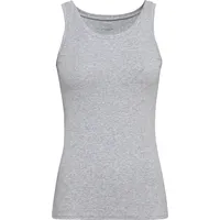 SCHIESSER Pure Rib Unterhemd, U-Ausschnitt, für Damen, GRAU, 40