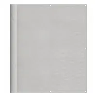 VidaXL Balkon-Sichtschutz Hellgrau 120x800 cm 100 % Polyester-Oxford