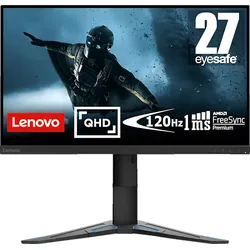 LENOVO G27qe-20 27 Zoll QHD Gaming-Monitor (1 ms Reaktionszeit