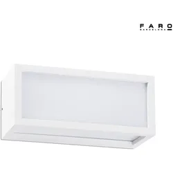Faro Outdoor Wandleuchte TEJO E27, IP54, weiß matt FAR-70573B