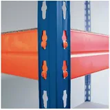 karatcommercial Schwerlastregal Grizzly Blau-Orange Höhe: 220 cm Breite: 120 cm Tiefe: 60 cm