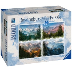 Ravensburger Puzzle 18000 Teile Ravensburger Puzzle Märchenschloss in 4 Jahreszeiten 16137, 18000 Puzzleteile