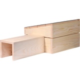 Dobar Igelhaus Bausatz 74,5 x 29 x 24 cm Schwarz