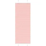 vidaXL Plissee Rosa 75x200 cm Stoffbreite 74,4 cm Polyester, Faltrollo, Klemmfix, Plisseerollo, Jalousie, Rollo, Plisseerollo für Fenster