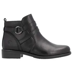 Stiefelette, Businessschuh, Boots, Flats mit praktischem Innenreißverschluss, Gr. 41, schwarz, , 62593627-41