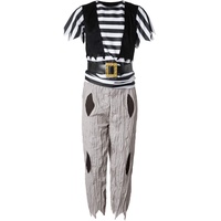 dressforfun 900557 - Jungenkostüm kühner Pirat, Piraten-Outfit im Fransen-Look inkl. Gürtel (152 | Nr. 302684)