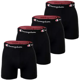 Champion Boxershorts unifarben schwarz S 4er Pack
