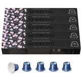 NESPRESSO ORIGINAL Tokyo Lungo Mittlere Röstung, Kapsel Set aus 50 Kaffeekapseln