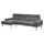 Max Winzer Ecksofa Emmi 280 x 92 x 0 cm Schwarz