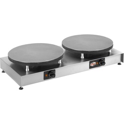 Gastro Neumärker Elektro-Crêpes-Eisen Aktiv II - 2 Kochplatten Ø 400 mm