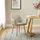 SalesFever Armlehnstuhl Strukturstoff beige