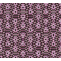 Architects Paper Jungle Chic Vliestapete 10 m x 0,64 m lila/schwarz 377073