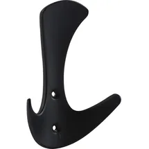 Alles im Griff Mantelhaken Tegua 74 mm x 104 mm Schwarz