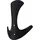 Alles im Griff Mantelhaken Tegua 74 mm x 104 mm Schwarz