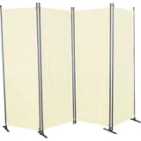 Angerer Paravent 4-teilig, PE beige