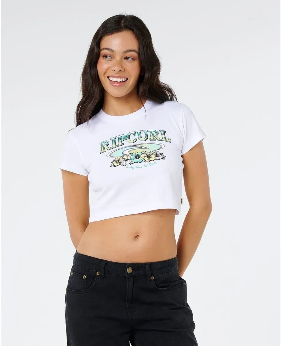 RipCurl Catalina Island Baby Tee white (1000) S