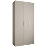 abiks möbel Drehtürenschrank COMO 120 x 245,5 x 40 cm Gold
