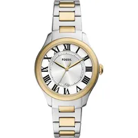 Fossil Damen Analog Quarz Uhr mit Edelstahl Armband ES5396