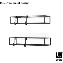 Umbra Duschablage 2er-Set: schwarz