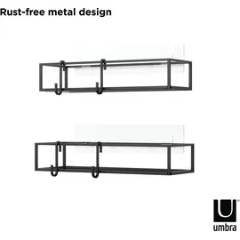Umbra Duschablage 2er-Set: schwarz
