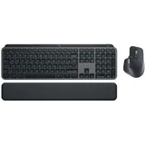 Logitech MX Keys S Combo Graphite, schwarz, Logi Bolt, USB/Bluetooth, FR (920-011607)