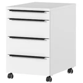 Germania Mailand Rollcontainer 42 x 63 x 60 cm weiß