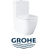 Grohe Euro Ceramic Stand-WC mit WC-Sitz Weiß spülrandlos