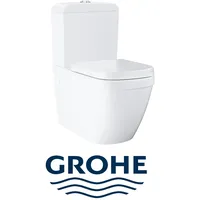 Grohe Euro Ceramic Stand-WC mit WC-Sitz Weiß spülrandlos