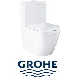 Grohe Euro Ceramic Stand-WC mit WC-Sitz Weiß spülrandlos