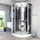 AcquaVapore Komplettdusche Duschkabine Fertigdusche Dusche D58-13T0 90x90 cm, ohne 2k Scheiben Versiegelung