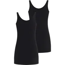LAURA SCOTT Longtop in schwarz-schwarz | Gr.: 36