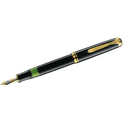 Pelikan Kolbenfüllhalter Souverän M800 Feder M schwarz