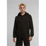 URBAN CLASSICS Hoodie Basic Essential Zip Hoody schwarz S (46)